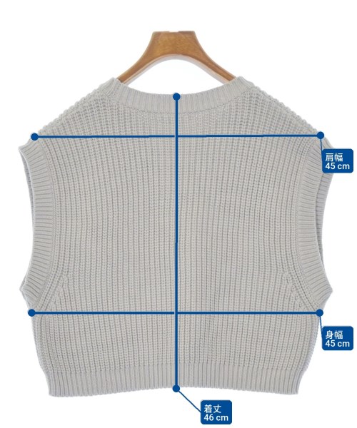 MARW UNITED ARROWS（マルゥユナイテッドアローズ）ベスト グレー サイズ:F レディース/2200662874034