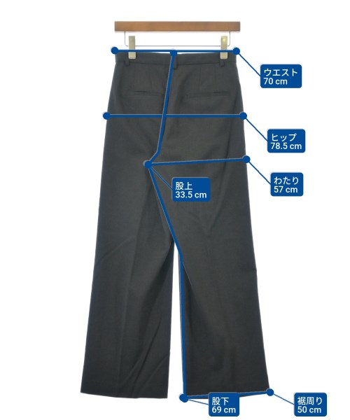 MARW UNITED ARROWS（マルゥユナイテッドアローズ）スラックス 黒 サイズ:36(S位) レディース/2200668793049