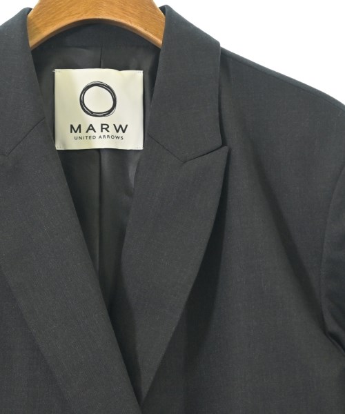 MARW UNITED ARROWS（マルゥユナイテッドアローズ）テーラードジャケット 黒 サイズ:36(S位) レディース/2200668793056