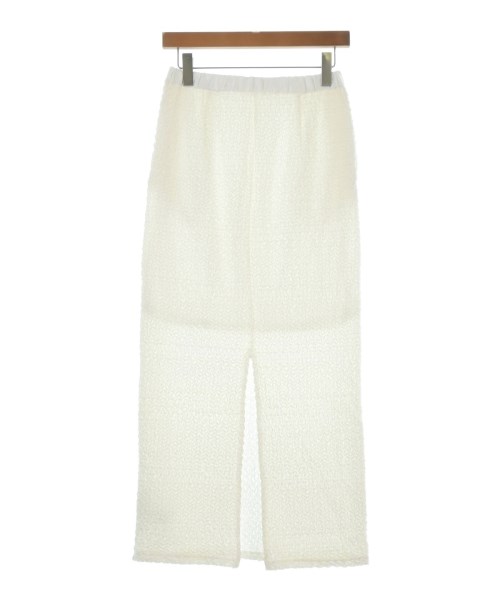 MARW UNITED ARROWS（マルゥユナイテッドアローズ）ロング・マキシ丈スカート 白 サイズ:36(S位) レディース/2200727332028