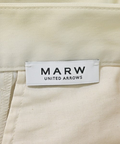 MARW UNITED ARROWS（マルゥユナイテッドアローズ）スラックス 白 サイズ:36(S位) レディース/2200682304054