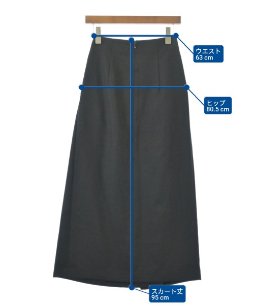 MARW UNITED ARROWS（マルゥユナイテッドアローズ）ロング・マキシ丈スカート 黒 サイズ:34(XS位) レディース/2200683994087