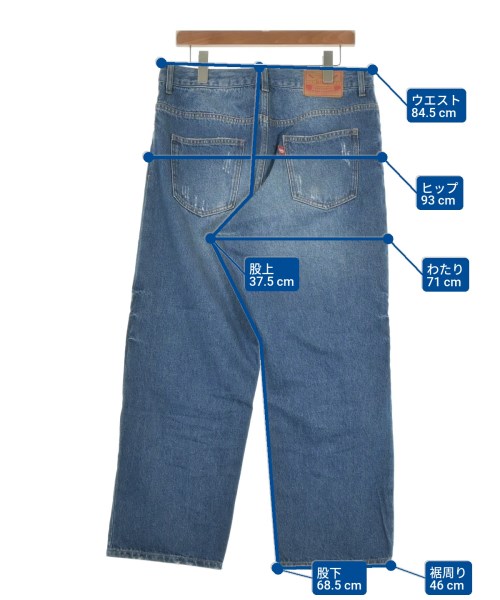 KOOKY'N（クーキー）デニムパンツ 青 サイズ:34(XL位) メンズ/2200653357515