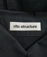 rito structure（リトストラクチャ）カジュアルシャツ 黒 サイズ:1(S位) レディース/2200619614317