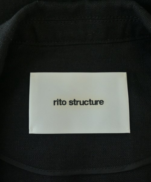 rito structure（リトストラクチャ）カジュアルジャケット 黒 サイズ:1(S位) レディース/2200697749109