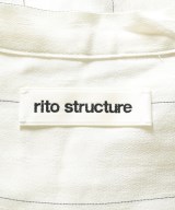 rito structure（リトストラクチャ）シャツワンピース 白 サイズ:1(S位) レディース/2200714291116