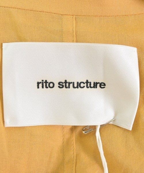 rito structure（リトストラクチャ）カジュアルジャケット オレンジ サイズ:2(M位) レディース/2200702291012