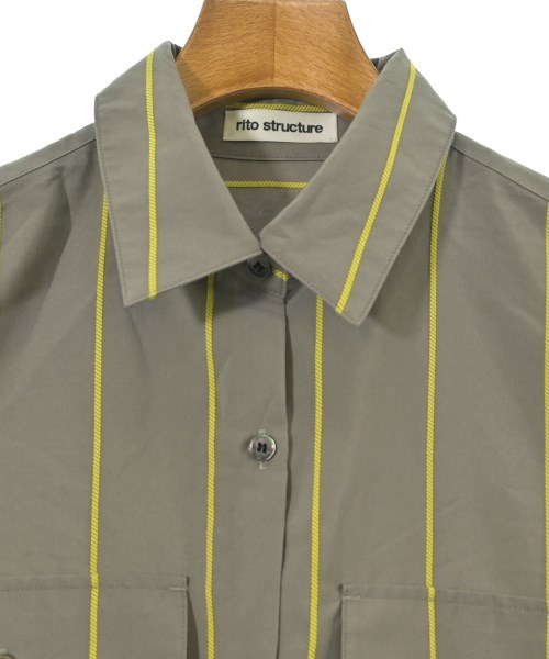 rito structure（リトストラクチャ）カジュアルシャツ グレー サイズ:1(S位) レディース/2200647053188