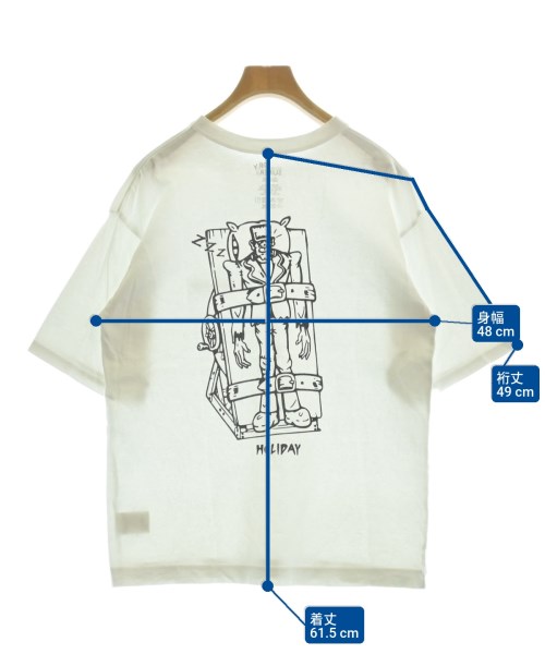 HOLIDAY（ホリデイ）Tシャツ・カットソー 白 サイズ:M レディース/2200655758037