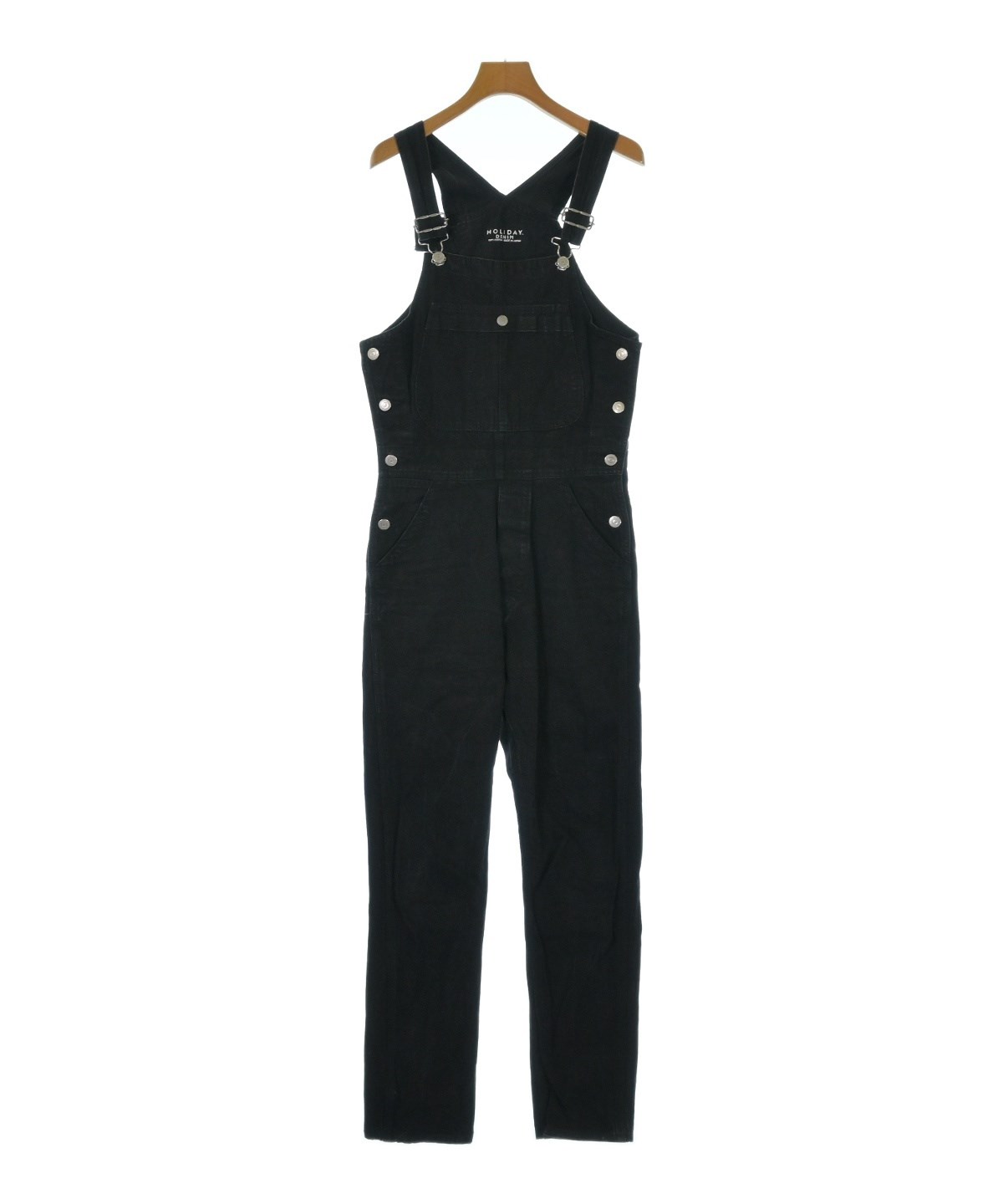 HOLIDAY オールインワンブラック HOLIDAY（ホリデイ）オールインワン/サロペット 黒 サイズ:F