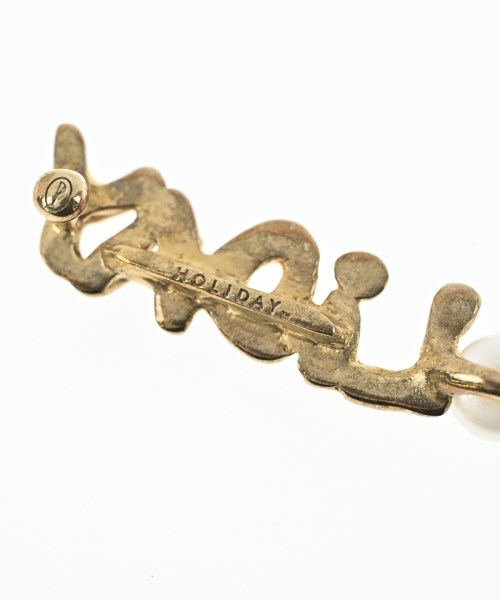 HOLIDAY（ホリデイ）ヘアアクセサリー ゴールド サイズ:- レディース/2200622903255