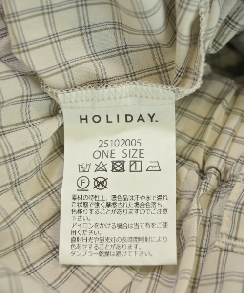 HOLIDAY（ホリデイ）その他 白 サイズ:ONE レディース/2200723881179
