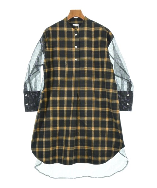 TELMA(テルマ)シャツワンピース 黒 サイズ:34(XS位)/2200644763035