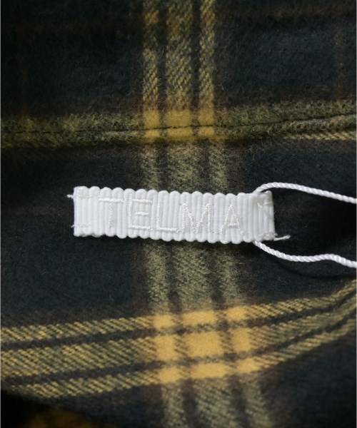 TELMA（テルマ）シャツワンピース 黒 サイズ:34(XS位) レディース/2200644763035