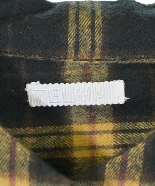 TELMA（テルマ）シャツワンピース 黒 サイズ:36(S位) レディース/2200644763042