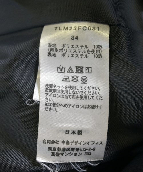 TELMA（テルマ）ライダース 紺 サイズ:34(XS位) レディース/2200734388070