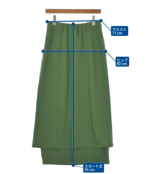 MANOF（マノフ）ロング・マキシ丈スカート 緑 サイズ:M レディース/2200642283023
