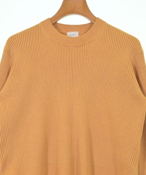 MANOF（マノフ）ニット・セーター 黄 サイズ:S レディース/2200611533098