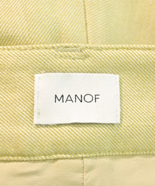 MANOF（マノフ）スラックス 黄 サイズ:S レディース/2200606706032
