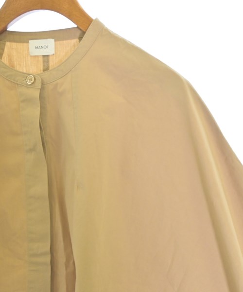 MANOF（マノフ）カジュアルシャツ ベージュ サイズ:S レディース/2200678989012