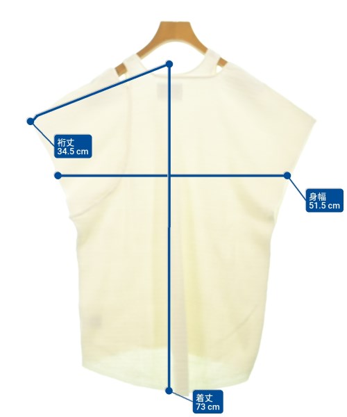 MANOF（マノフ）Tシャツ・カットソー 白 サイズ:F レディース/2200650520011