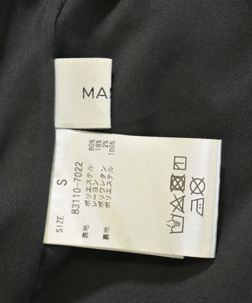 MANOF（マノフ）スラックス 黒 サイズ:S レディース/2200665109072
