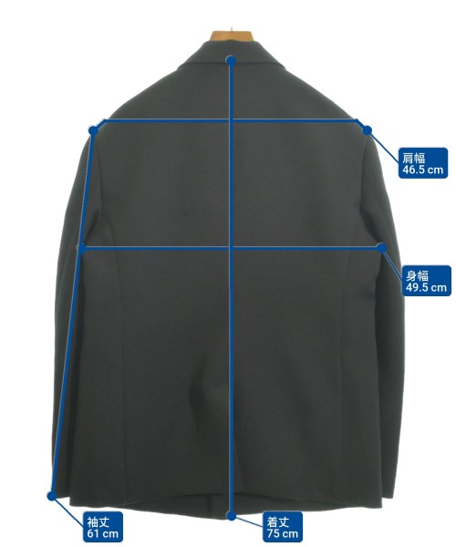 M TO R（ムゥトアール）テーラードジャケット 黒 サイズ:38(M位) レディース/2200628691026