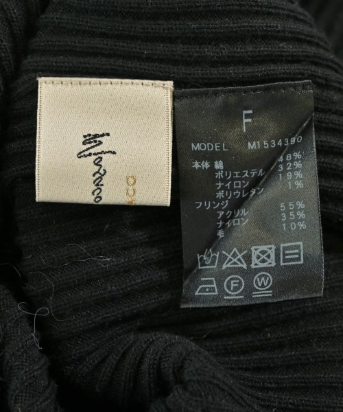 masaco teranishi（マサコ　テラニシ）ニット・セーター 黒 サイズ:F レディース/2200646456027