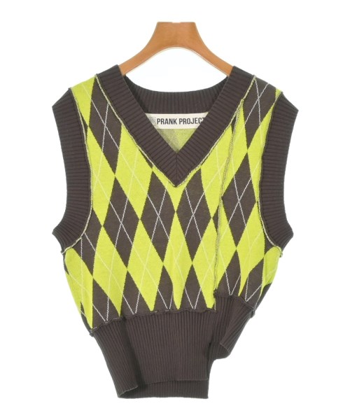 PRANK PROJECT(プランクプロジェクト)ベスト 茶 サイズ:F/2200667613218