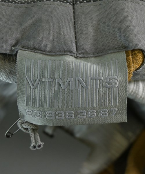 VTMNTS（ブイティーエムエヌティーエス）スラックス 黄 サイズ:XS メンズ/2200626761059