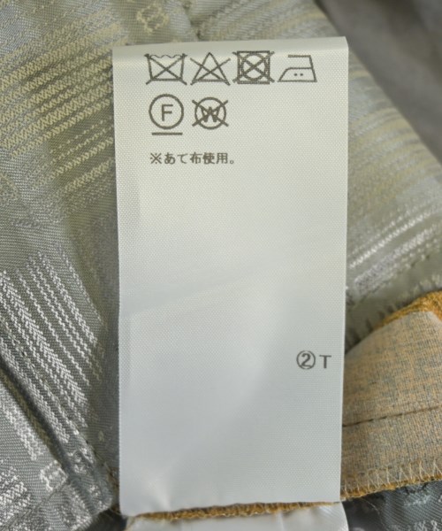 VTMNTS（ブイティーエムエヌティーエス）スラックス 黄 サイズ:XS メンズ/2200626761059