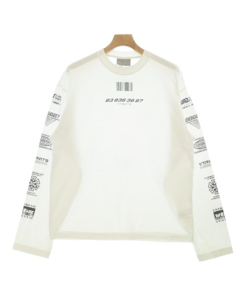 VTMNTS(ブイティーエムエヌティーエス)Tシャツ・カットソー 白 サイズ:S/2200677419107
