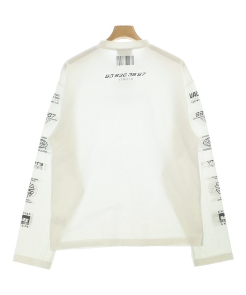 VTMNTS（ブイティーエムエヌティーエス）Tシャツ・カットソー 白 サイズ:S メンズ/2200677419107