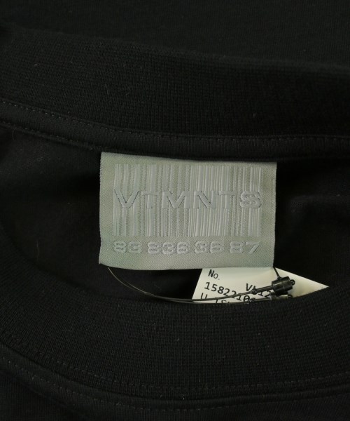 VTMNTS（ブイティーエムエヌティーエス）Tシャツ・カットソー 黒 サイズ:XS メンズ/2200699866026