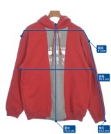 VTMNTS（ブイティーエムエヌティーエス）パーカー 赤 サイズ:XL メンズ/2200640614089