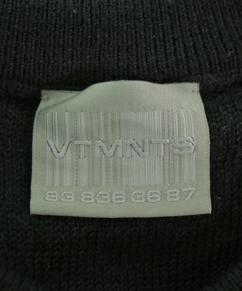 VTMNTS（ブイティーエムエヌティーエス）ニット・セーター 黒 サイズ:M メンズ/2200724163014