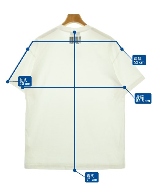 VTMNTS（ブイティーエムエヌティーエス）Tシャツ・カットソー 白 サイズ:M メンズ/2200727823281