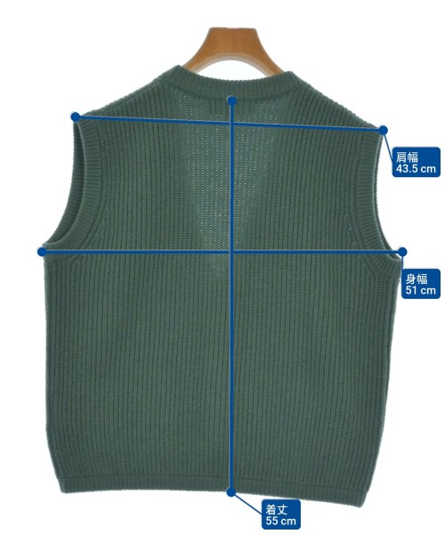 DEMY BY DEMYLEE（デミーバイデミリー）ベスト 緑 サイズ:XS レディース/2200636543010