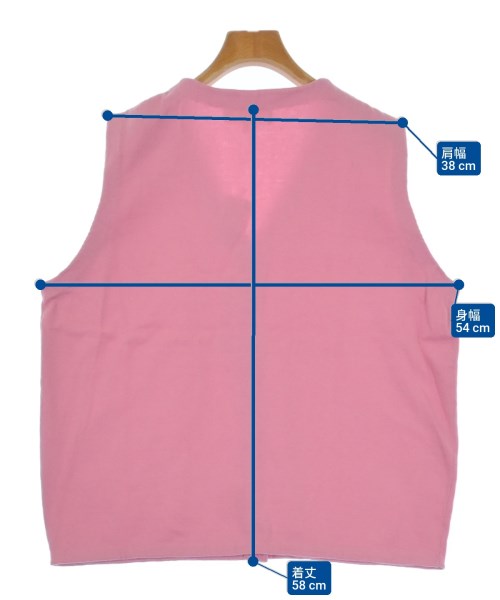 DEMY BY DEMYLEE（デミーバイデミリー）タンクトップ ピンク サイズ:S レディース/2200631137481