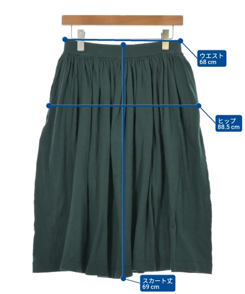 DEMY BY DEMYLEE（デミーバイデミリー）ロング・マキシ丈スカート 緑 サイズ:S レディース/2200631154501