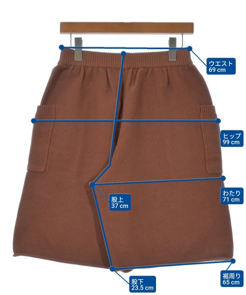 DEMY BY DEMYLEE（デミーバイデミリー）ショートパンツ 茶 サイズ:S レディース/2200631160847