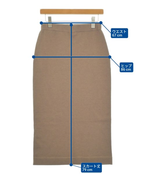 DEMY BY DEMYLEE（デミーバイデミリー）ロング・マキシ丈スカート ベージュ サイズ:S レディース/2200631197263