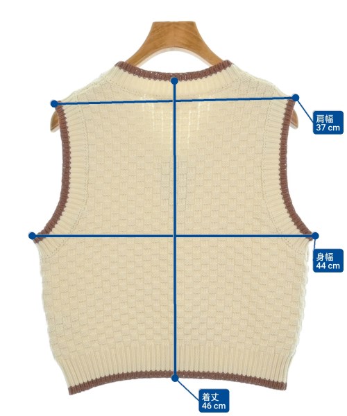 DEMY BY DEMYLEE（デミーバイデミリー）ベスト 白 サイズ:XS レディース/2200631213888