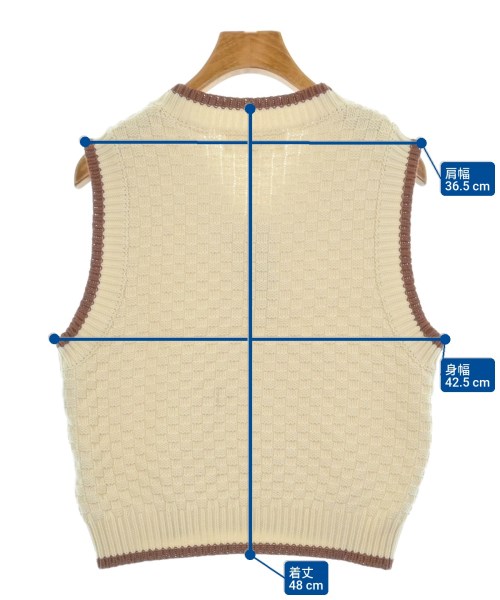 DEMY BY DEMYLEE（デミーバイデミリー）ベスト 白 サイズ:XS レディース/2200631213895