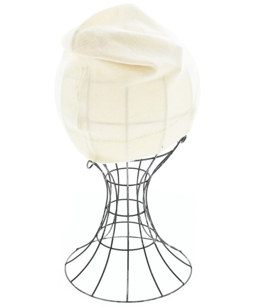 DEMY BY DEMYLEE（デミーバイデミリー）ニットキャップ・ビーニー 白 サイズ:- レディース/2200631231813