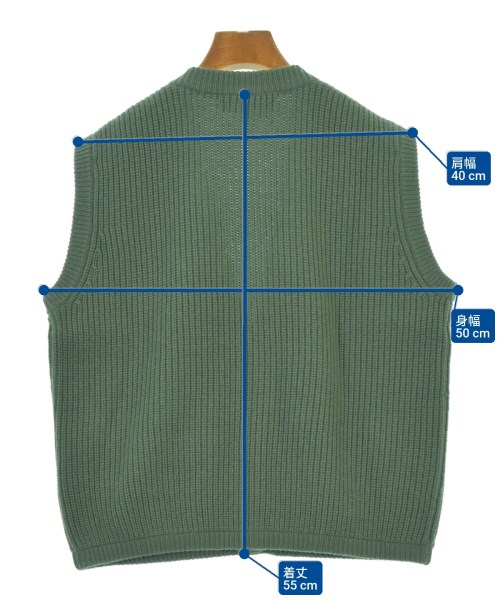 DEMY BY DEMYLEE（デミーバイデミリー）ベスト/ノースリーブ 緑 サイズ:XS レディース/2200632381081