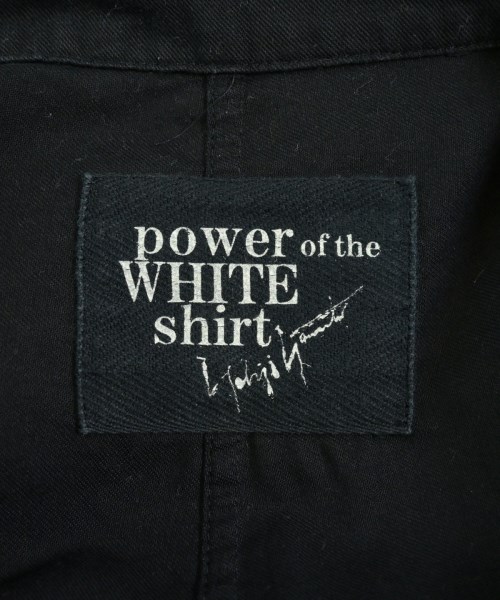 power of the WHITE shirt（パワーオブザホワイトシャツ）カジュアルシャツ 黒 サイズ:1(S位) レディース/2200623859018