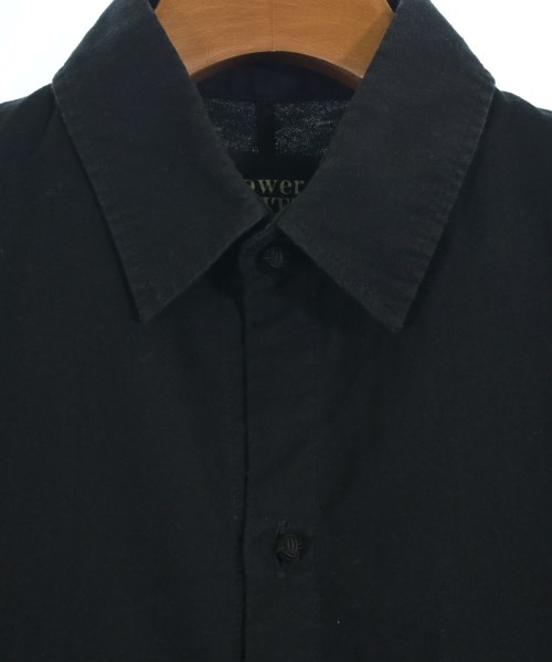 power of the WHITE shirt（パワーオブザホワイトシャツ）カジュアルシャツ 黒 サイズ:1(S位) レディース/2200623859018