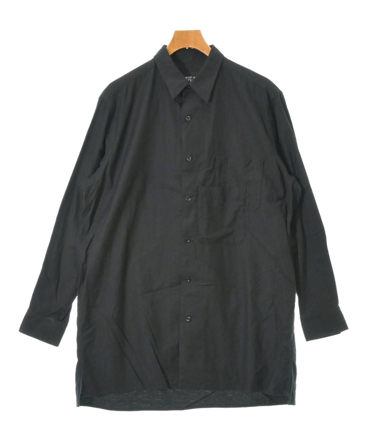 power of the WHITE shirt カジュアルシャツ S 黒 【古着】【中古】【送料無料】 power of the WHITE shirt（パワーオブザホワイトシャツ）カジュアル