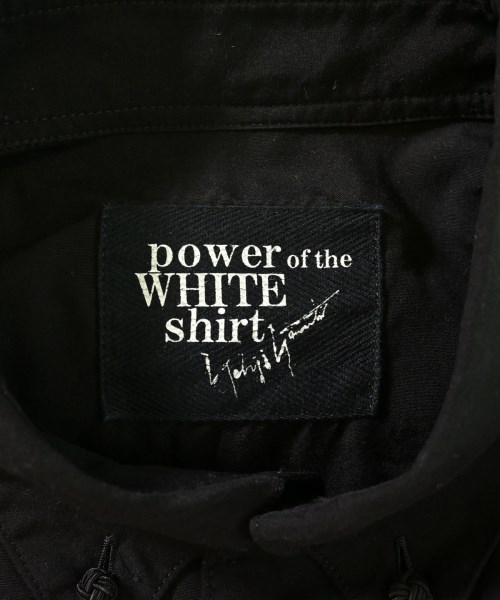 power of the WHITE shirt（パワーオブザホワイトシャツ）カジュアルシャツ 黒 サイズ:M メンズ/2200703222022